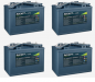 Preview: 1 Satz Batterien Sebang L1275 12 Volt ( 4 Stück) - Alternativ zur Trojan T-1275